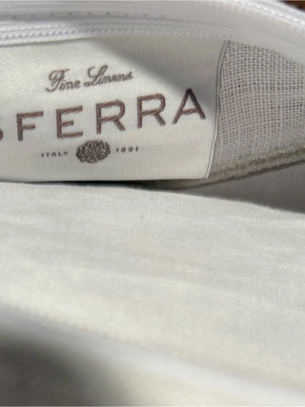 Sferra Love Boudoir Linen Pillow.  NWT